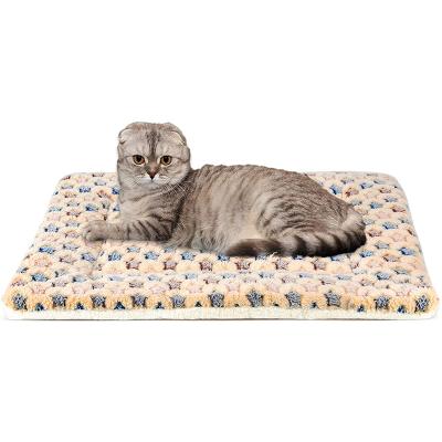 China Waterproof Ultra Soft Luxury Dog Bed Crate Padded Home Washable Pet Bed Dog Mattress Cat Mat for sale