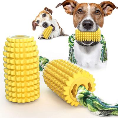 China Viable Dog Chew Toys, Interactive Puppy Toothbrush Clean Teeth Corn Toys, Dog Toys for sale