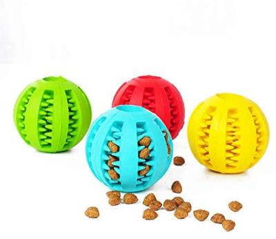 China Viable Dog Molar Toys Watermelon Ball High Quality Rubber Cleaning Teeth Bite Resistant Dog Chew Toy Pets for sale