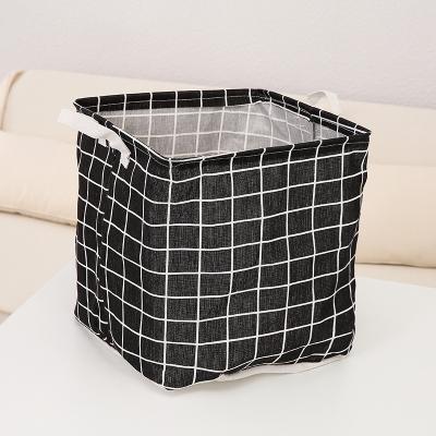 China Contemporary Simple Style Laundry Hamper Storage Baskets For Dirty Toy Folding Basket For Bathroom for sale