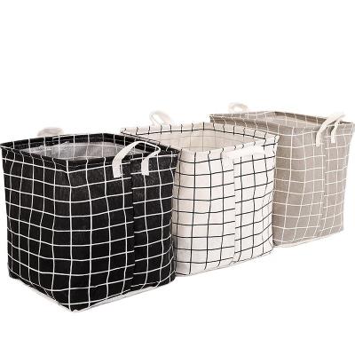 China Contemporary Simple Style Laundry Hamper Storage Baskets For Toy Folding for sale