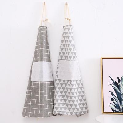 China Kitchen Nordic Cotton Fashion Style Apron Cloth Cleaning Canvas Apron For Cooking for sale