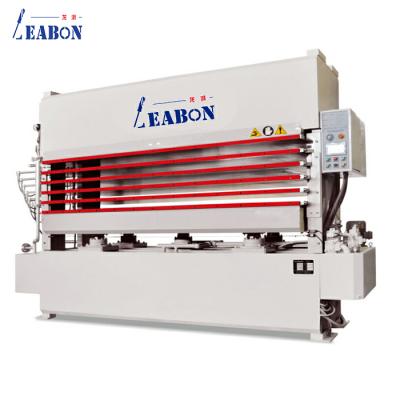 China Furniture factory (BY214*8/20(5)Z2C) 200T 5 layers laminating hot press machine for woodworking machinery for sale