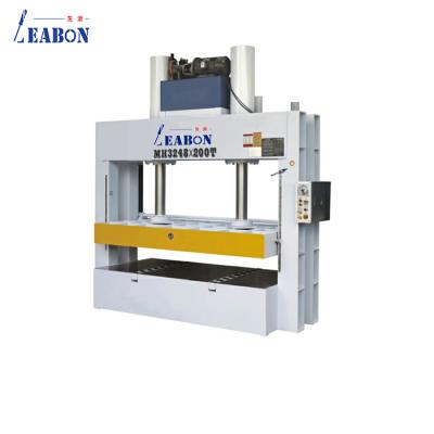 China Hydraulic Plywood / MDF Woodworking 200T Wood Laminate Cold Press Machine (MH3248*200T) good for door making for sale