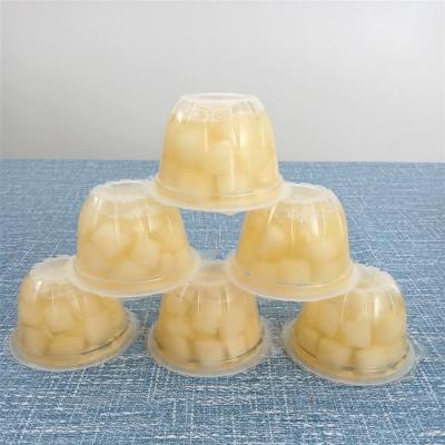 China Best Selling Canned Canned Bartlett Pears Fresh Carved In Fruit Juice In Snack Cup for sale