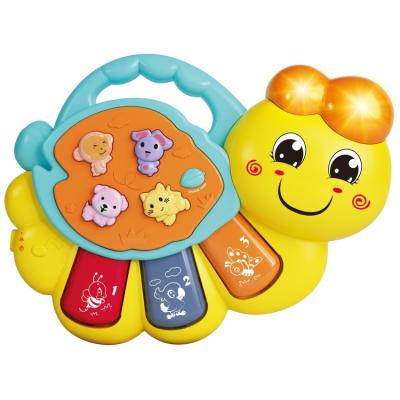 China New Children's Toys For Sale Cartoon Insects Baby Toys Electronic Organ Music Toys 17.50*4.50*18.20cm for sale