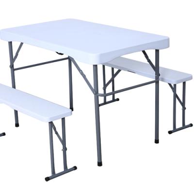 China Foldable Hard Plastic Tuoye Portable Folding Table For Conference Square Table for sale