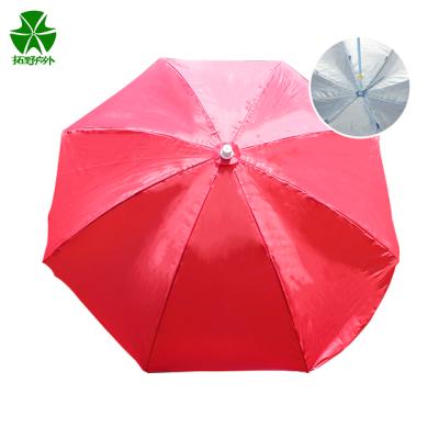 China Tuoye Sun Umbrella Hanging Type Long Handle Windproof Solar Umbrella Fan for sale