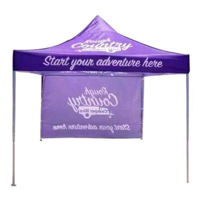 China 100% Tuoye Chinese Manufacturer 600d Oxford Fabric Waterproofing Trade Shows Easily Set Up Cheap 4*4 Advertising Tent for sale