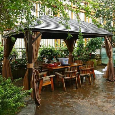 China Simple Installation Waterproof Gazebo Outdoor Gazebo With Mosquito for sale