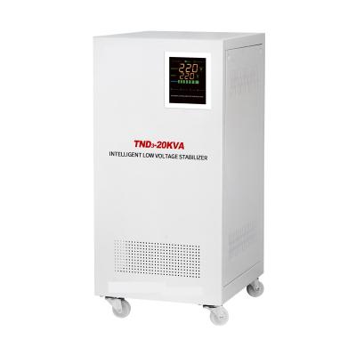 China SVC Green Power 20KVA Single Phase TND Series AC Voltage Regulators / Servo Stabilizers For Industrial for sale