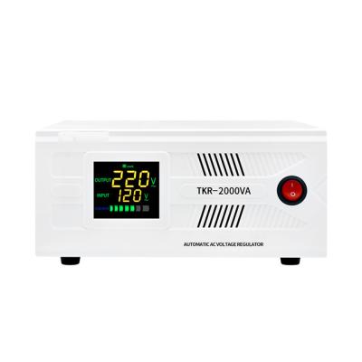 China SVC TKR Single Phase AC Voltage Stabilizer Current Regulator Available 1500VA 2000VA For Home Use for sale