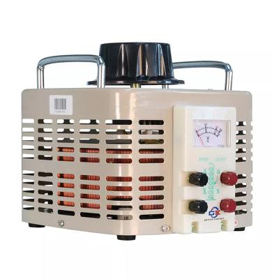 China SVC Tdgc2-3000va Single Phase AC Variac Variacble Transformer 3000W Manual Voltage Regulator for sale