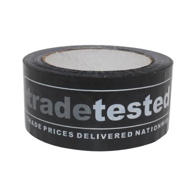 China Waterproof 16 Years Factory High Quality Black Packing Tape With Logo for sale