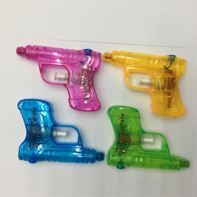 China Shooting Playing HONGDA Gun Games HONGDA Water Gun Kids Summer Small Promotional Transparent Crystal Spray Girls Boy Gift Handheld Water Pistol for sale