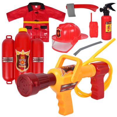 China Water Gun Summer Fire Extinguisher Pull Out High Pressure Powerful Water Gun Role Play Education Toy for sale