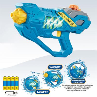 China 2022 New Plastic Automatic Electric Water Gun Toy Kids 450ML Water Gun For Summer Beach Outdoor Play 18-30 Feet Boy Custom OEM for sale