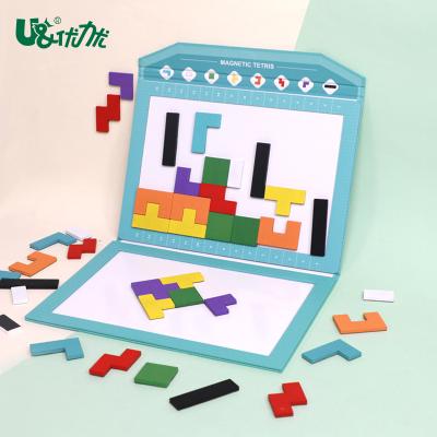 China 2021 Game New Arrival Eva Ucmd Educational Iron Metal Magnetic Tangram for sale