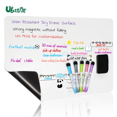 China Easy To Wipe Magnetic Dry Erase Board Removable Reusable Whiteboard Dry Erase Sheet For Fridge for sale