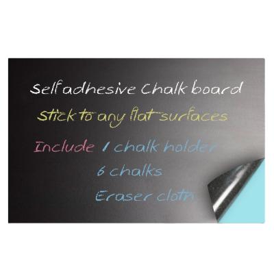 China Large Surface Adhesive Magnetic Chalk Board Paper Roll Matte Frosted Wallpaper for sale