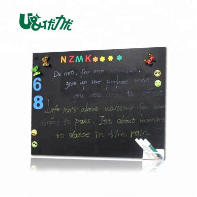 China Small Flexible Dry Erase Chalkboard Magnetic Fridge Calendar Shopping List Menu Blackboard for sale