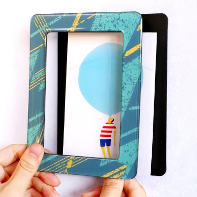 China Wholesale Flexible 5x7 Crystal Epoxy Magnetic Picture Frame Fridge Picture Frame for sale