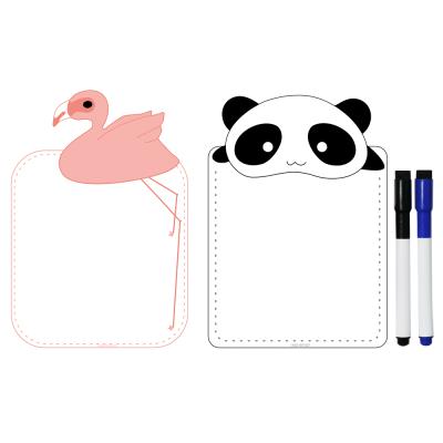 China Soft Custom Design Mini Size Dry Erase Reusable Magnetic Fridge Magnet Notepad for sale