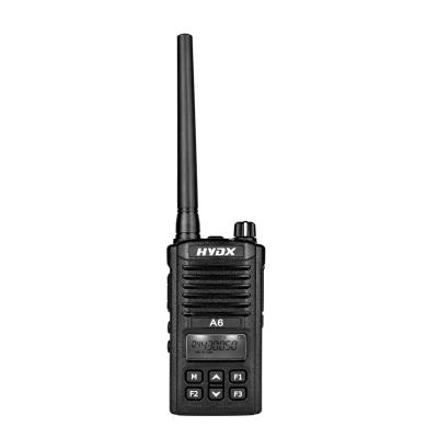 China VOX function HYDX-A6 VHF military radio set UHF 5w transceiver 2 way professional walkie talkie handy talky radio 10km for sale