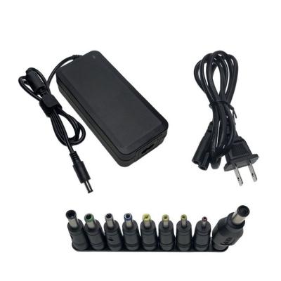 China 100w 120w universal 5v12V15V16V18V19V20V12-24v ac power charger for car and home indoor laptop adapter computer with usb port YS-120W for sale