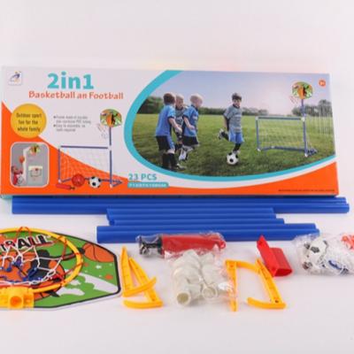 China Plastic+Sponge Guaranteed Quality Unique Funny Toys 2 In 1 Soccer Net With Ball And Basket for sale