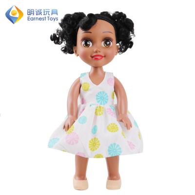 China Toy Direct Battery Operated Selling 14inch Body Toy Cute Girl Blowing Plastic Doll With Music Box for sale