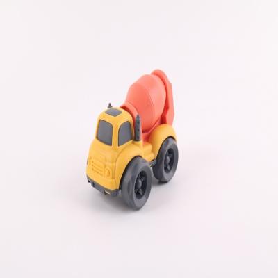 China Wholesale High Quality Yellow Orange PP+wheat-straw PP+wheat-straw Cement Mixer Truck for sale