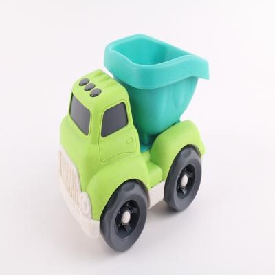 China Hot Price Type PP+wheat-straw New Cyan Green PP+wheat-straw Dump Truck for sale