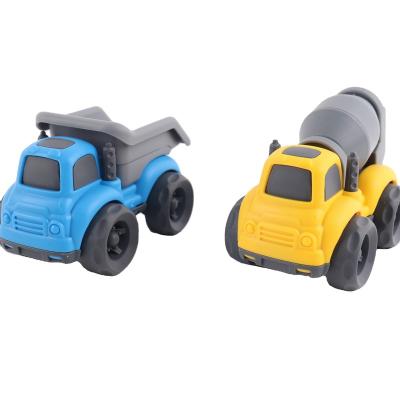 China Wholesale Best Selling Pp+wheat Colorful Pp+wheat Best Quality Straw Cement Mixing /dump Toy Car For Kids for sale