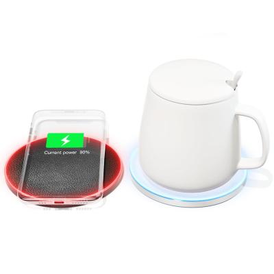 China UniversalÂ  JAKCOM HC2S Wireless Heating Cup Set new product of 15w to 18w power 3 in 1 wireless charger with QC3 USB adapter charger for sale