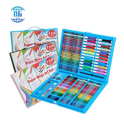 China Kids .students DG Professional 168PCS Artist Paint Brush Set Colorful Drawing and Painting Art Set for Artists for sale