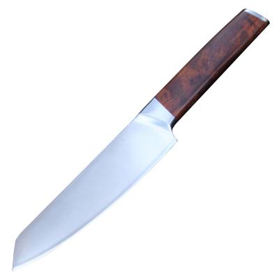 China Viable Professional Japanese High Carbon Steel Kitchen Chef Knife 5cr15mov Wooden Handle 8inch Kiritsuke Knife Forged Knife for sale