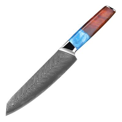 China Newest Sustainable Design 8inch Kitchen Cooking Knives 10Cr15CoMoV VG10 Damascus 67layers High Quality Steel Japanese Kiritsuke Knife for sale