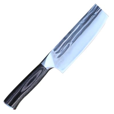 China New Viable Pakkawood Handle Chef Kitchen Knife Cleaver Knife Short Time Delivery 6.5inch Nakiri Japanese Ultra Sharp Knife for sale