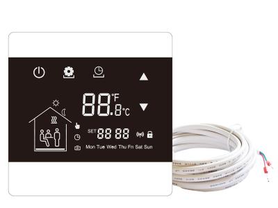 China Digital weekly Programming Touchscreen Smart Thermostat With LCD display screen for sale