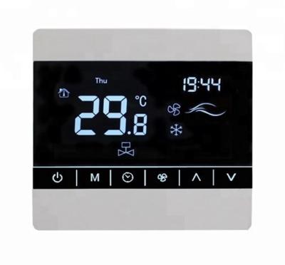 Chine Thermostat programmable d'écran tactile de bobine de fan avec le grand affichage d'écran d'affichage à cristaux liquides à vendre