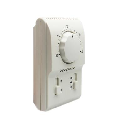 China Fresh PC ABS Mechanical Fan Coil Thermostat On Off Switch Temperature Controller for sale