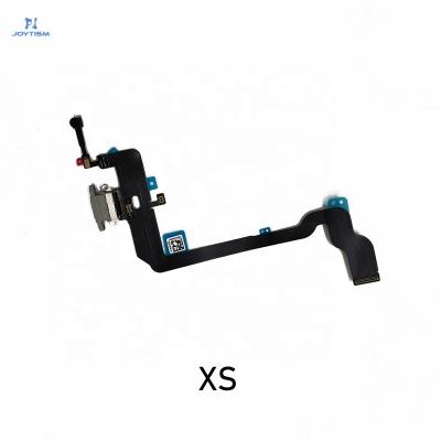 China USB Connector Dock Flex Cable For iPhone XS Charger Charging Left Connector With Mic Flex For iphone xs Charging Port for sale