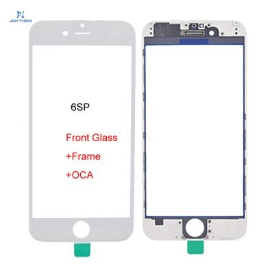 China Original OEM Front Glass With OCA for iPhone 6s plus 3 in 1 outside screen for iphone 6s plus front glass for sale