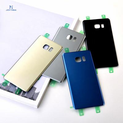 China Mobile Phone Glass Battery Cover For Samsung Galaxy Note 7 N9300 Back Glass Panel Housing With Logo for sale