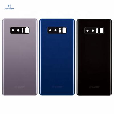 China ABS Back Battery Cover For Samsung Galaxy Note 8 Back Glass Panel Housing With Lens for sale