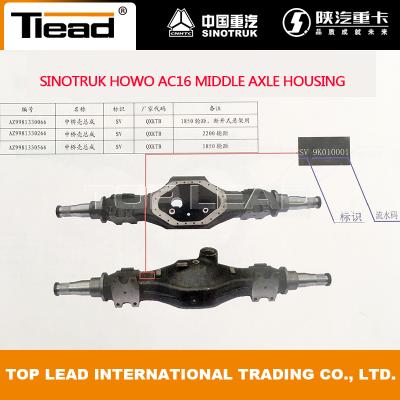 China Steel SINOTRUK HOWO AC16 Middle Housing Shaft AZ9981330066 for sale