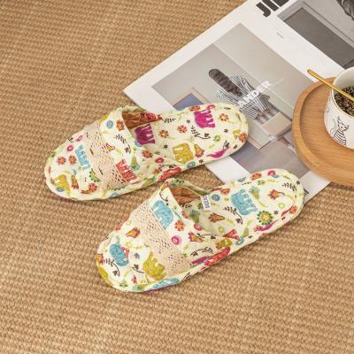 China Comfortable and lightweight 2023 Classics new hot sell 100% cotton slippers household indoor floor customizable for sale