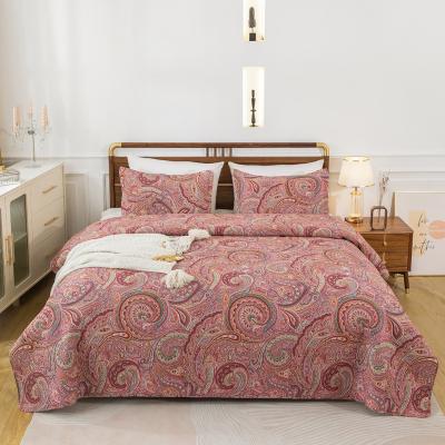 China Europe Hot Selling High Quality 100% Cotton European and American Pastoral Style Customized Quilt Bedding Set Soft Warm Quilt Sets for sale