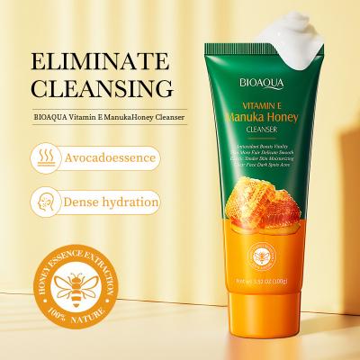 China Vitamin E Honey Milk Wash Oil Moisturizing BIOAQUA Organic Anti-Acne Treatment Acne Treatment Acne Controlled Face For Washing Men And Women Facial Cleanser for sale